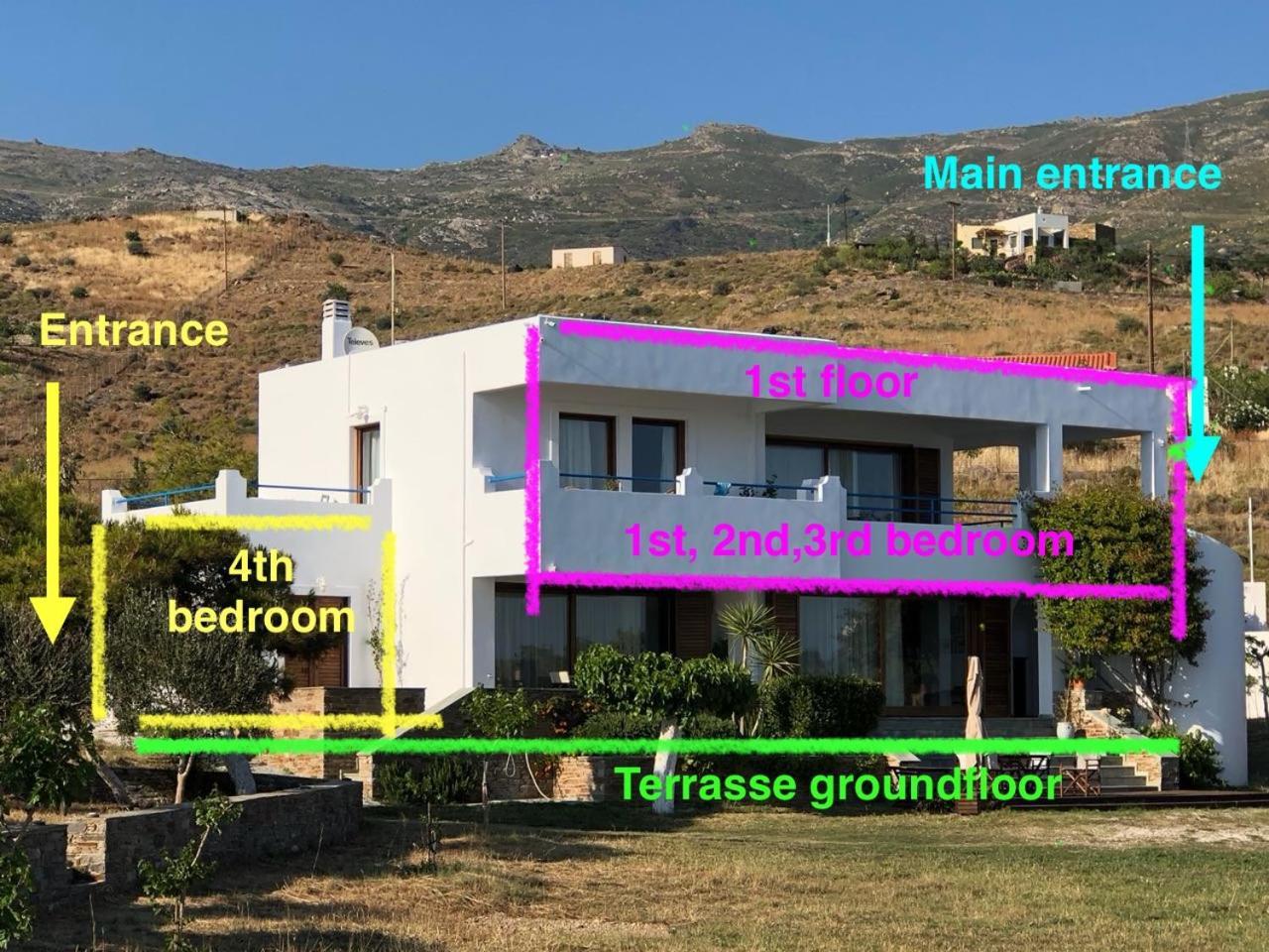 Beach House Set In A Beautiful Bay Karystos  Exterior foto